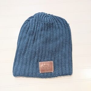 Love Your Melon Blue Cotton Beanie